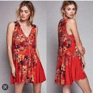 Free People Vackyard floral‎ printed tunic. Worn once.